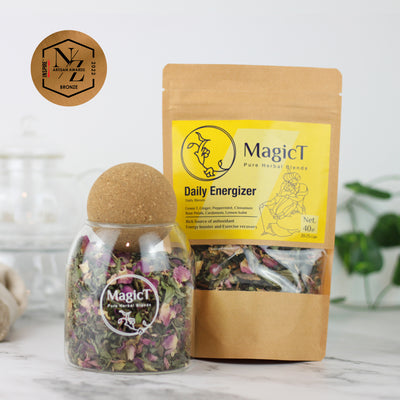 Daily Energizer herbal tea pouch - Magic T New Zealand