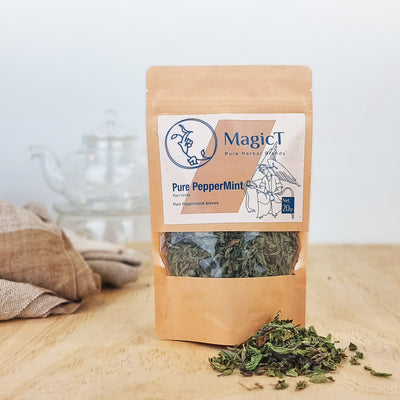 Pure Peppermint loose leaf herbal tea - Magic T New Zealand
