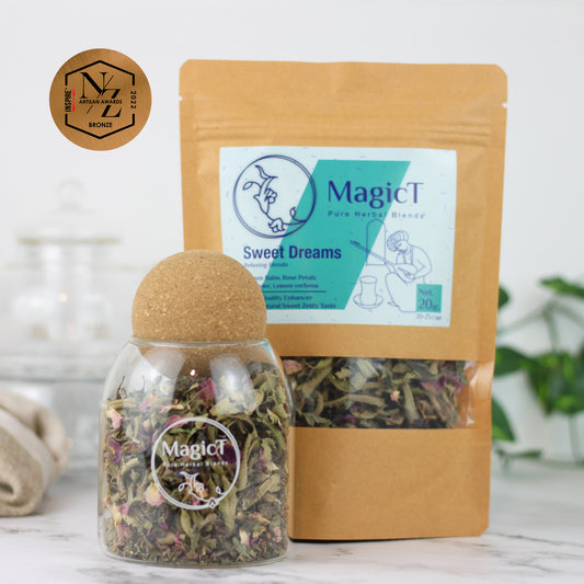 Sweet Dreams: Lemon Verbena, Lemon Balm, Lavender, Rose petals