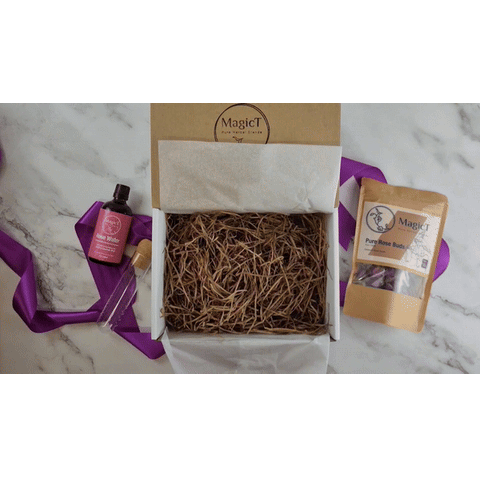 Petite Rose Ritual herbal tea gift contents - Magic T New Zealand